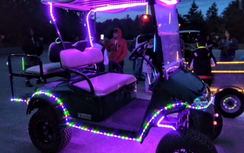 light rope on golf cart